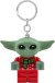Lego Star Wars - Nøglering Med Lys - Baby Yoda Med Sweater