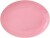 Lyngby Porcelæn - Rhombe Color Ovalt Serveringsfad 28 5X21 5 Cm - Rosa