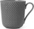 Lyngby Porcelæn - Rhombe Earth Krus Med Hank 39 Cl - Slate
