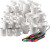 Mal Hvide Krus - H 7-10 Cm - Hvid