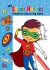 Malebog A4 Super Heroes 16 Sider - Bog