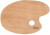Malerpalette I Træ - Oval