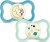 Mam - Air Night Silk 2P Box V - Blue - 6-16M