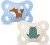 Mam - Original Silk 0-6M 2P Box V - Blue - 0-6 Months