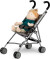 Mamamemo - Dolls Paraply Klapvogn - Grå