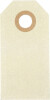 Manillamærker - Str 3X6 Cm - 250 G - Creme - 1000 Stk