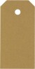 Manillamærker - Str 4X8 Cm - 250 G - Guld - 1000 Stk