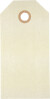 Manillamærker - Str 5X10 Cm - 250 G - Creme - 1000 Stk