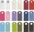 Manilamærker - Str 6X3 Cm - 250 G - Assorterede Farver - 30X10 Stk