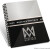 Marcus Og Martinus Notebog A5 Silver