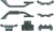 M-05 D Parts Damper Stay - 51392 - Tamiya