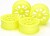 Medium-Narrow Mesh Wheels 24Mm 2 Yellow - 54850 - Tamiya