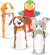 Melissa Doug - Hånddukker Playful Pets