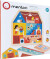 Mentari - House Puzzle - Knoppuslespil - 4 Brikker - Hus - Træ
