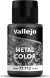 Vallejo - Metal Color Airbrush Maling - Steel 32 Ml