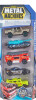Zuru Metal Machines - City Force Legetøjsbiler - 5-Pak