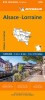Michelin France Blad 516 Alsace - Lorraine - English Book