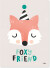 Michelle Carlslund - Plakat - 30X40 Cm - Foxy Friend