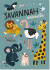 Michelle Carlslund - Plakat - 50X70 Cm - Savannah Animals