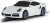 Micro Scalextric Bil - Porsche 911 Turbo Car White - G2214