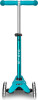 Micro - Mini Deluxe Led - Aqua - Trehjulet Løbehjul