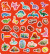 Mieredu - Jelly Stickers 34 Stk - Flytbare - Dinoland