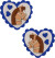 Mimi Lula - 2 Hårclips - Large Scalloped Heart Show Pony