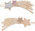 Mimi Lula - 2 Snap Hårspænder - Large Dazzle Shooting Star