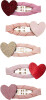 Mimi Lula - 5 Hårspænder - Mini Heart Valentines