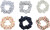Mimi Lula - 6 Scrunchies - Mon Cheri