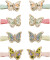 Mimi Lula - 8 Hårclips - Mini Floral Butterfly Spring On The Farm