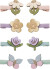 Mimi Lula - 8 Hårclips - Mini Flower Garden Bouquet