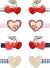Mimi Lula - 8 Hårclips - Mini Red Cherries Mon Cheri
