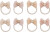 Mimi Lula - 8 Hårelastikker - Mini Tutu Bow