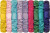Mimi Lula - 9 Scrunchies Hårelastikker - Bright Satin