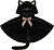 Kappe Til Børn - Black Kat Halloween - Mimi Lula