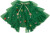 Mimi Lula - Kappe - Green Christmas Tree