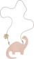 Skuldertaske Til Børn - Dinosaur Diplodocus - Pink - Mimi Lula