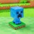 Minecraft - Creeper Lampe - Blå - 11 Cm