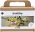 Mini Diy Kit Modellering - Påskefamilie - Lys Blå - Orange - Pastelpink -