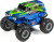 Tec-Toy - Monster Truck Rc Bil - 1 20 - 2 4 Ghz - Blå Grøn