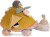 Moulin Roty - Skildpadde Aktivitetsbamse - Trois Petits Lapins