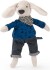 Moulin Roty - Pilou Hund Bamse - 30 Cm