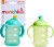Munchkin - 2Pk Click Lock Bite-Proof Trainer Cup 6M - Bluegreen - 240 Ml