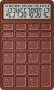 Mustard - Choco Calculator - Brown