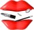 Mustard - Hot Lips Trinket - Red
