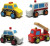 New Classic Toys - Biler I Træ - 4 Stk