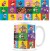 Nintendo - Super Mario 3D Friends Foes White Pod Mug - White