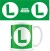 Nintendo - Super Mario Luigi Initial White Pod Mug - White