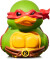 Numskull - Raphael - Mini Tubbz Figur - Ninja Turtles